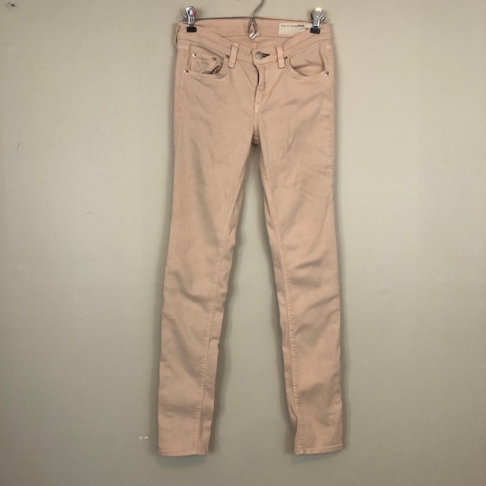 rag & bone | Size 26 Pink Skinny Jeans